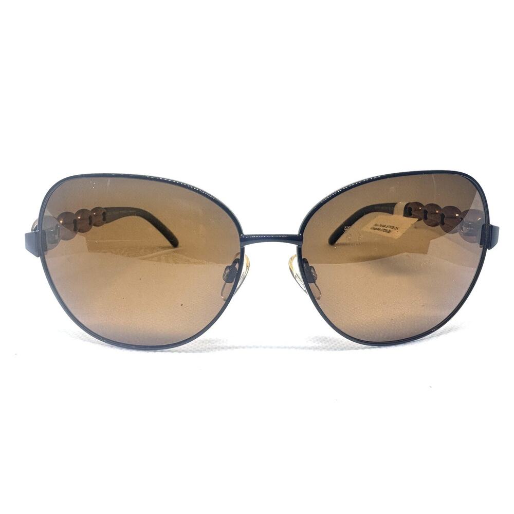 SUN TRENDS ST176 BROWN POLARIZED SUNGLASSES 59-15 AUTHENTIC